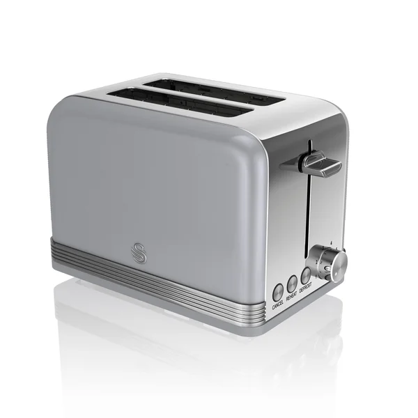 Swan Grey Retro 2 Slice Toaster