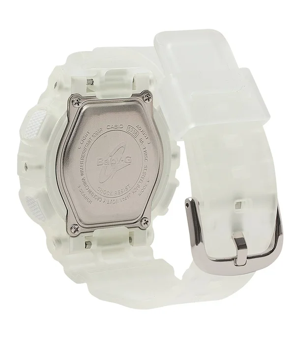 Casio BA110SC-7A Baby-G Women's Watch White 43.4mm Resin