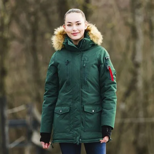 Horze Ladies Brooke Long Parka Jacket