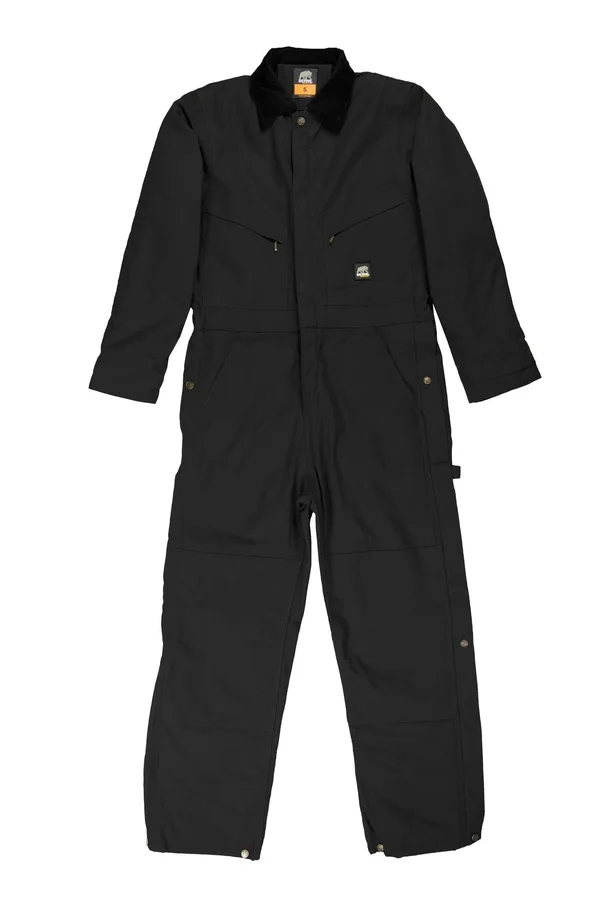 Berne Men's Deluxe Insulated Coverall Black, 2XL/Tall