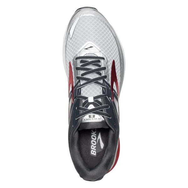 Brooks Ravenna 8 Men's - Silver/Red - 11.5