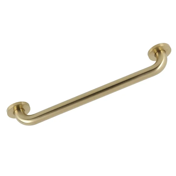 Kingston Brass GDR814187 Silver Sage 18x22 x 1-1/4x22 OD ADA Grab Bar, Brushed Brass