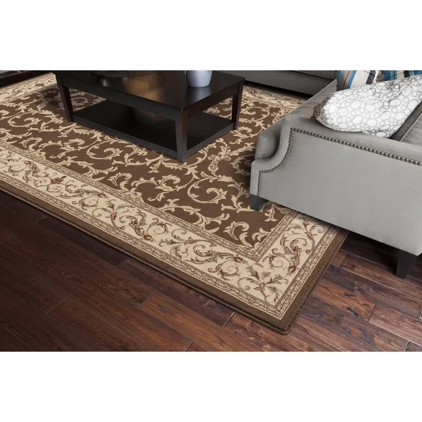 Concord Global 6&7x22 x 9&3x22 Brown Jewel Veronica Area Rug