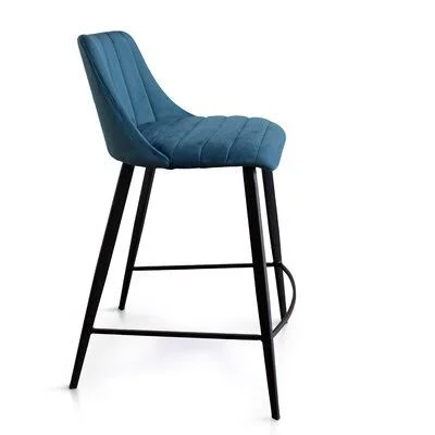 Archie 26x22 Counter Stool Corrigan Studio Upholstery Color: Sky Blue