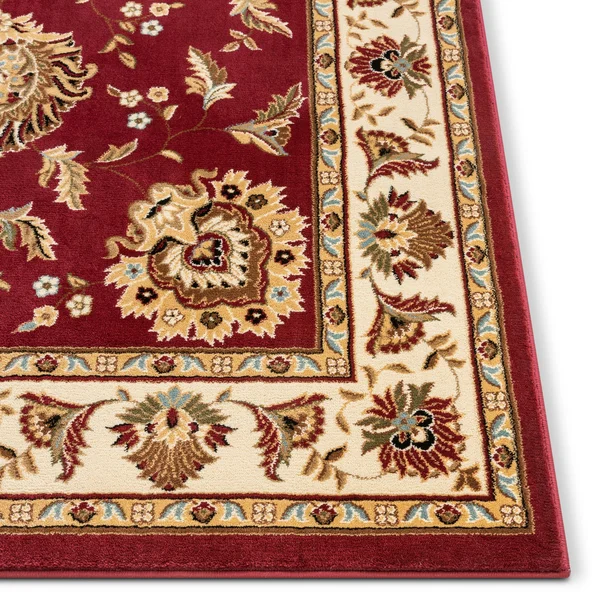 Well Woven Red 6& 7x22 x 9& 3x22 Abbasi Rug Timeless Traditional Rectangle - 3713600-67093