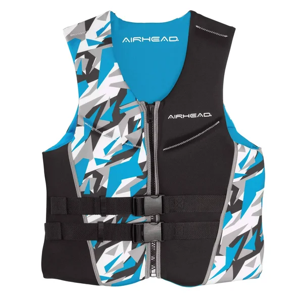 Airhead Camo Cool Kwik-Dry Neolite Life Vest, Size: XL, Blue
