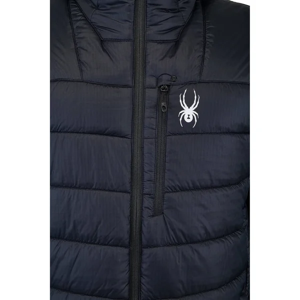 Spyder Glissade Hoodie Insulator Jacket Men's, Ebony, M