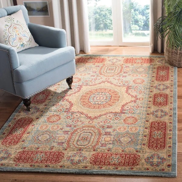 Safavieh Mahal MAH622C Navy - Red Rug 2&2x22 x 8& Runner