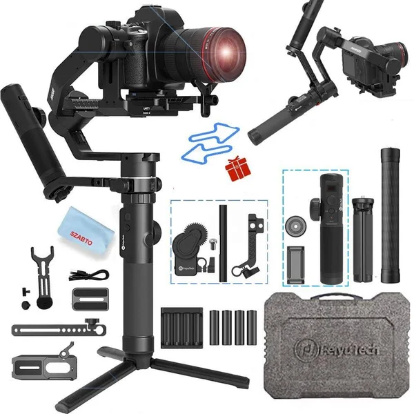 FeiyuTech AK4500 3-Axis Gimbal Stabilizer Payload 4.6 kg for Mirrorless & Dslr Camera for Sony A7m3 A7R3 - Canon 1DX 6D 5D IV