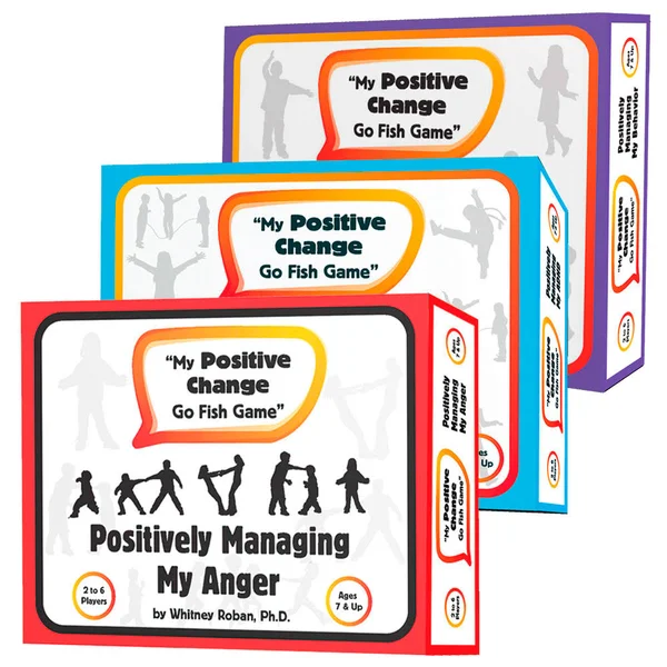 My Positive Change Go Fish Card Games - Set of 3
