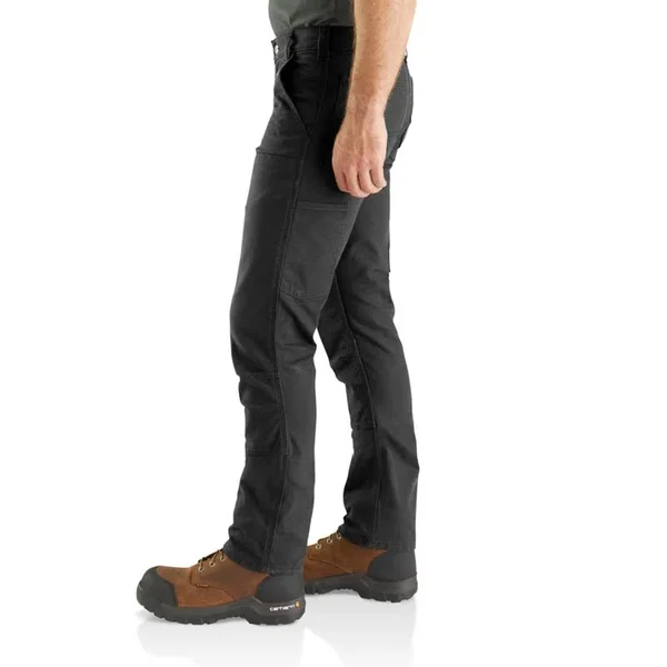 Carhartt Rugged Flex Straight Fit Duck Double Front Pants - Brown, 30x22 x 36x22