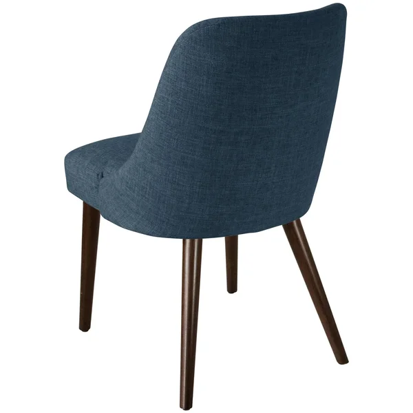 Geller Modern Dining Chair Dark Navy Linen - Project 62