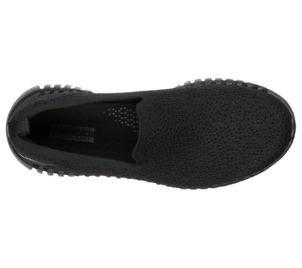 Skechers Women's GOwalk Smart - Glory Walking Shoes - Black/Black, 6.5