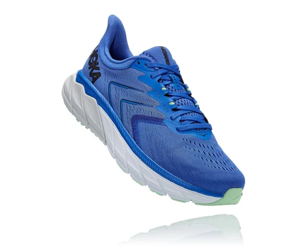 Hoka One One Men's Arahi 5 Shoe - 12 - Dazzling Blue, Black
