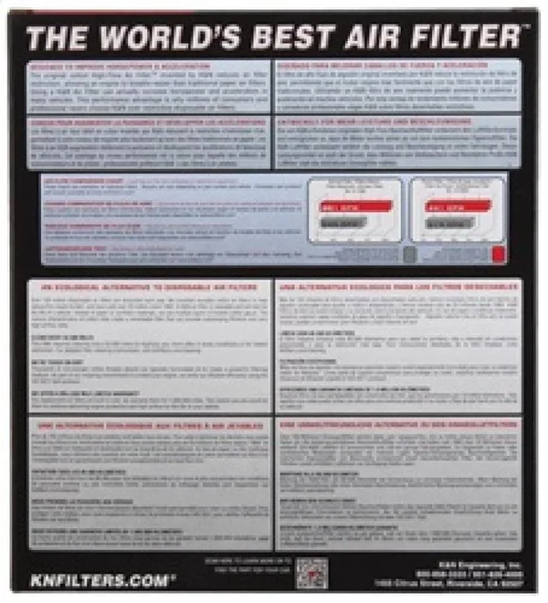 Ku0026N 33-2970 Air Filter
