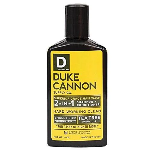 Duke Cannon Mens Grooming Bundle: Superior Grade Shaving Cream - Smells Like Victory Soap Bar, Hard-Working 2-in-1 Hair Wash