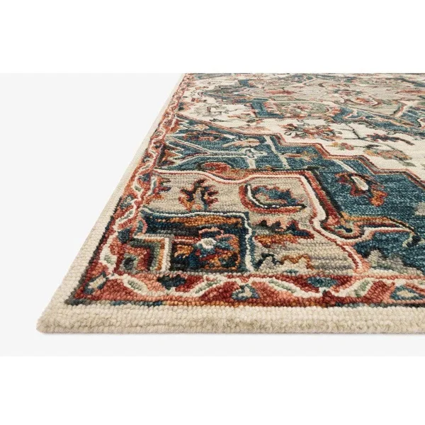 Loloi Victoria VK-16 3&6x22 x 5&6x22 Rust, Multi Rug