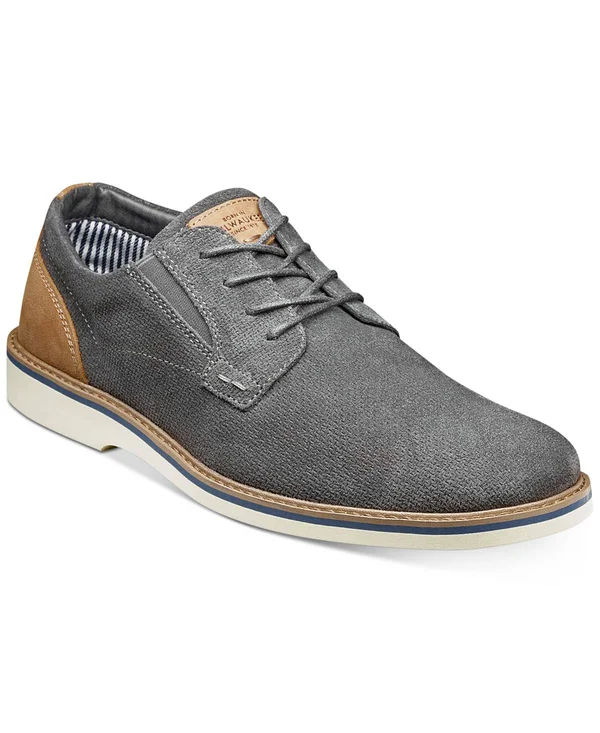 Nunn Bush Barklay Plain Toe Oxford 11 Men's Grey
