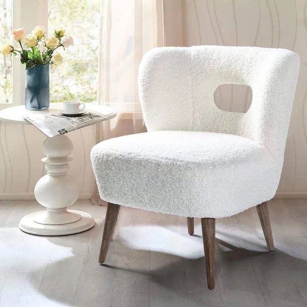 14karat Home Mini Vegan Wingback Chair, Mustard, Size: Medium, Yellow
