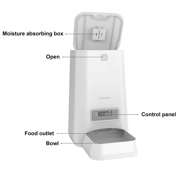 Dogness Programmable Pet Feeder - Pink