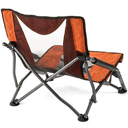 Cascade Mountain Tech Compact Low Profile Outdoor Folding Camp Chair with Carry