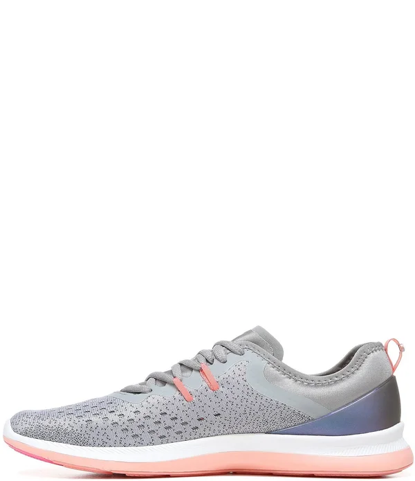 Women's Ryka Defiance Walking Shoe - Grey/Peach - Size 8.5