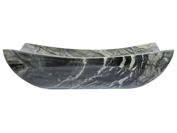 Eden Bath Deep Zen Sink - Wooden Black Marble, EBS011WB-P
