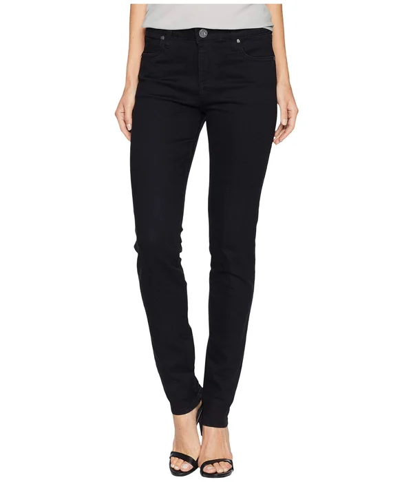 Kut from The Kloth Diana Kurvy Skinny Jeans - Black 4