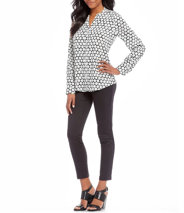 Calvin Klein Pull-On Cropped Pants - Size: XL, White