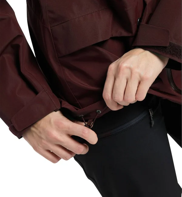 Haglofs Rubus GTX Jacket Women Maroon Red M Jacket Ladies - Women