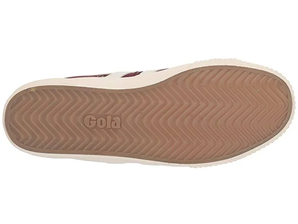 Gola Men's Tennis Mark Cox Sneakers, 10, Burgundy/Off White