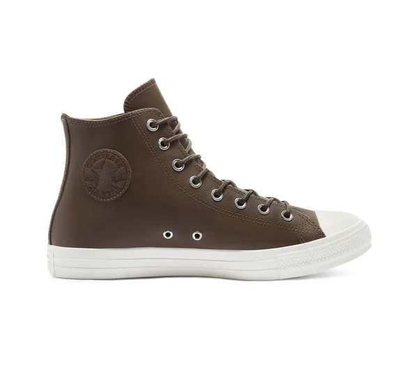 Converse Color Leather Chuck Taylor All Star High Top (Brown Size 3.5) Unisex Leather Shoes
