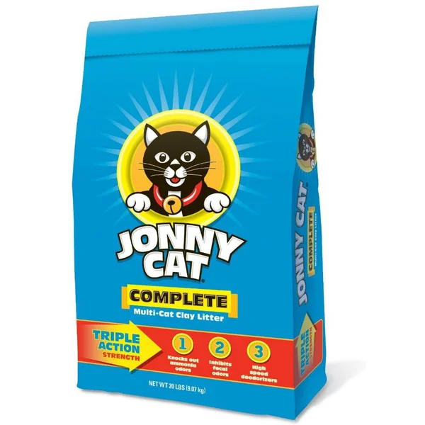 Jonny Cat Cat Litter - Multi-Cat Clay, Complete - 20 lb