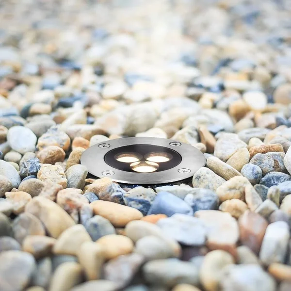 VONN Lighting VOI19018SS 12V LED Outdoor Ground Light in Stainless Steel, Contemporary & Modern, Bellacor