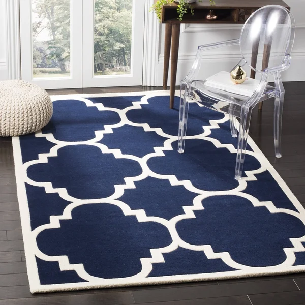 Safavieh Chatham Dark Blue & Ivory 2&-3x22 x 9& Rug