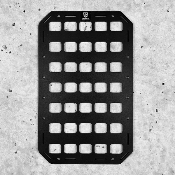 Grey Man Tactical 9.25 x 15 Rigid Molle Panel Black GMT-RMP-08
