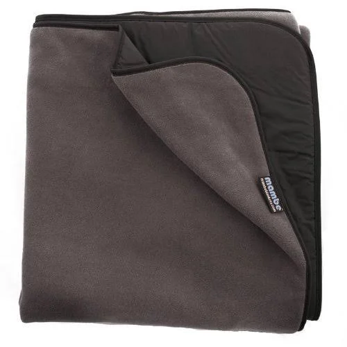 Mambe Blanket Waterproof - Windproof Outdoor Blanket with Stuff Sack, Large - Charcoal