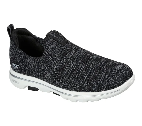 Women's Skechers GOwalk 5 Trendy Slip-On, Size: 5.5, Black