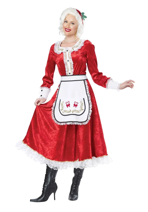 Classic Mrs. Claus Adult Costume