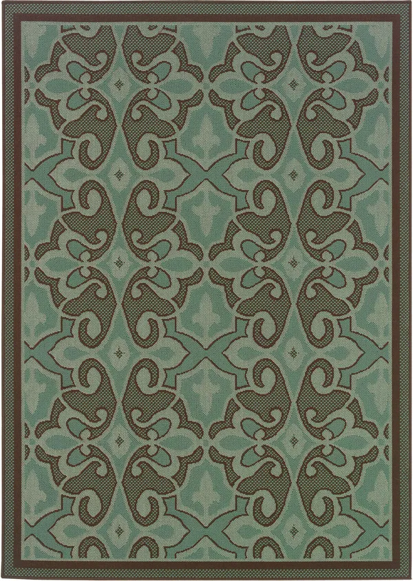 Oriental Weavers Montego 2335L 3&7x22 x 5&6x22 Blue Area Rug