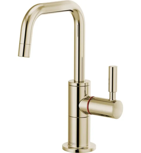 Brizo Odin Square 61365LF-H-PN InstaHot Beverage Faucet - Polished Nickel