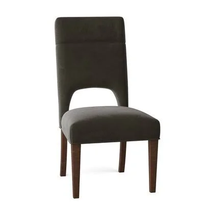Bryce Upholstered Side Chair Fairfield Chair Walnut/9508 Smoke
