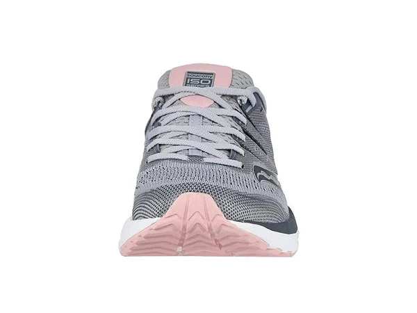 Women's Saucony Guide ISO 2 - Grey/Blush - (Size 6)