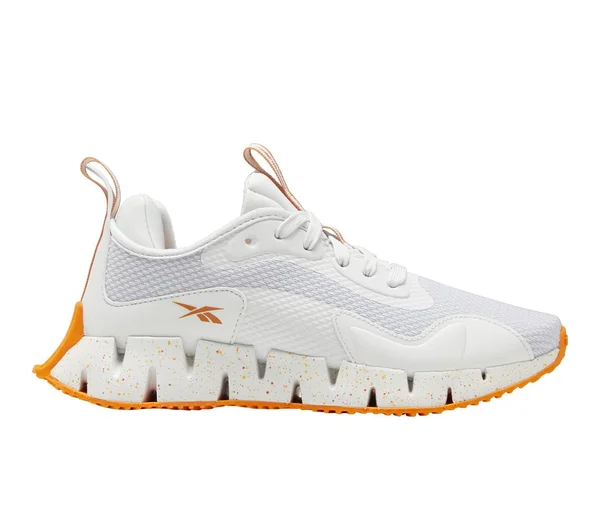 Reebok Women's Zig Dynamica Sneaker True Grey 1/High Vis Orange 6.5