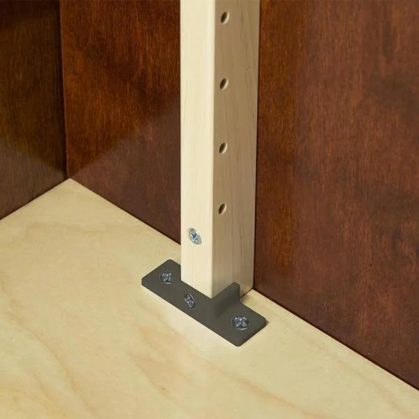 Century Components 5-Shelf 58 in. L x 1-1/4 in. W Maple Pilaster Kit for Pantry Cabinet Adjustable