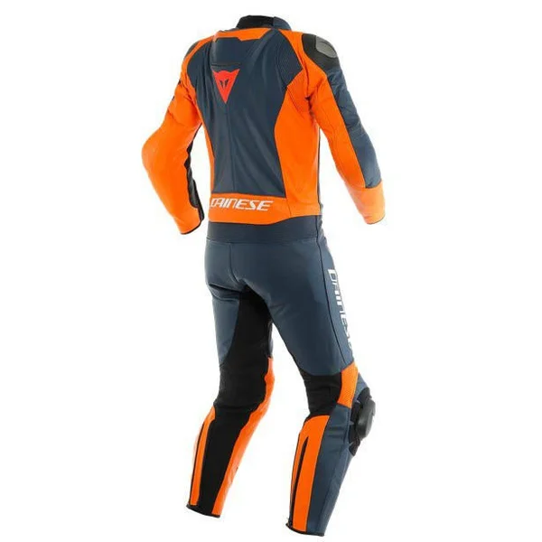 Dainese Mistel 2pcs Leather Suit 56 Black Iris-orange
