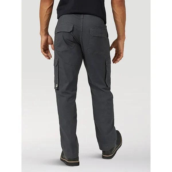 Wrangler Mens Ripstop Cargo Pants Grey 34W 30L