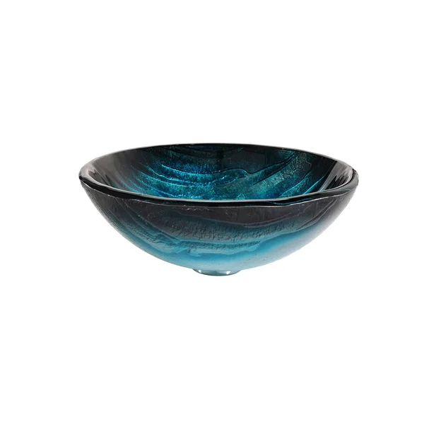 Kraus Ladon Glass Vessel Sink and Riviera Faucet - Satin Nickel