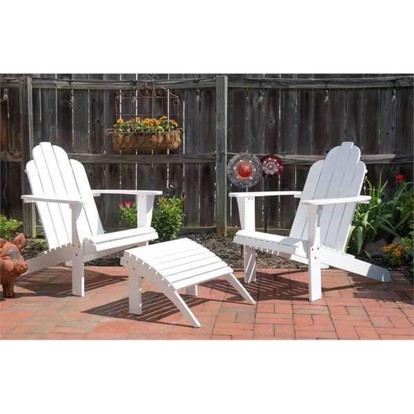 Linon Adirondack Chair - White