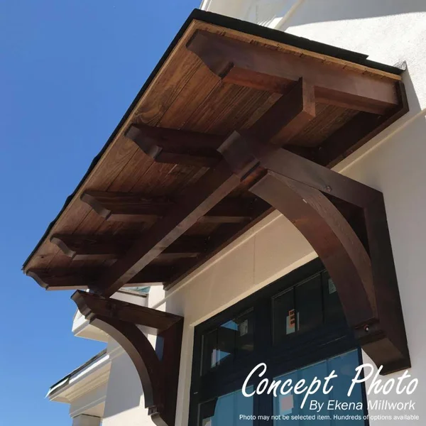 4x22W x 20x22D x 24x22H Merced Traditional Rough Sawn BRACKET - Douglas Fir